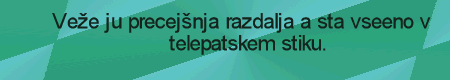 Slovenec na Norve�kem in Slovenka v zahodnem delu Slovenije v telepatskem stiku.